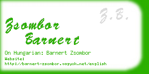 zsombor barnert business card